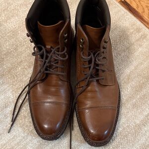 Johnston & Murphy Tan Leather Boots